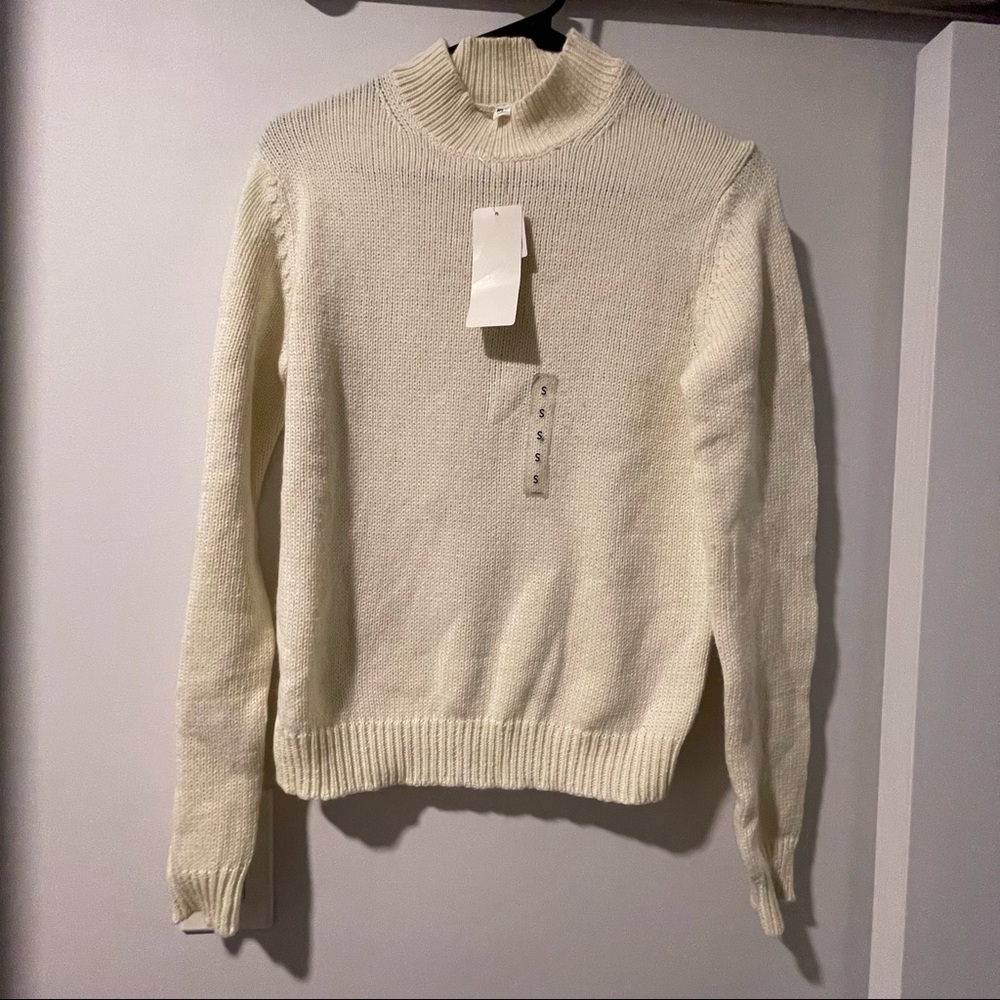 Available - $14 Uniqlo Heat Tech Mock Neck Knit Sweater